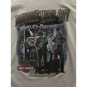 Harley-Davidson H-D HD T-Shirt Boswell's Music City Nashville TN Tennessee EXC
